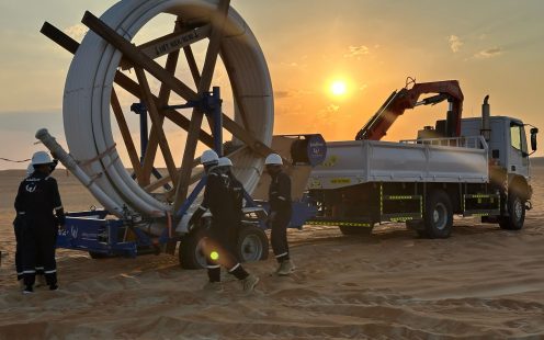 SoluForce uncoiling desert
